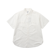 Post O'Alls No.6 Shirt S/S White - 25SS
