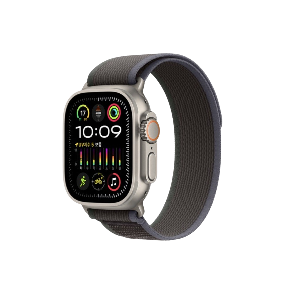 Apple Watch Ultra2 49mm用ブルー/ブラックトレイルループ Apple Watch Ultra2 49mm用ブルー/ブラックトレイルループ