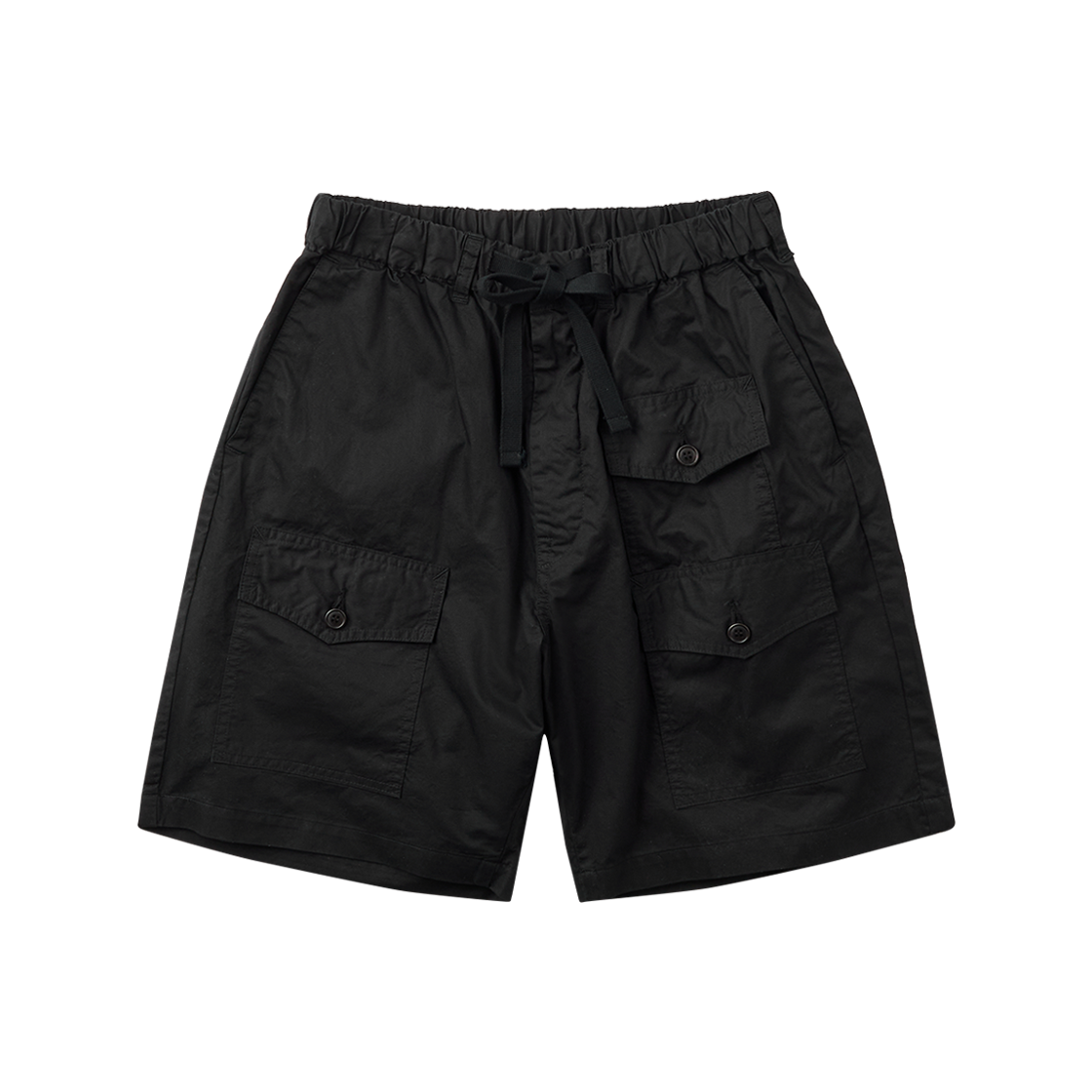 KM5BPASPA12BK Post O'Alls Town Country Shorts Black - 25SS