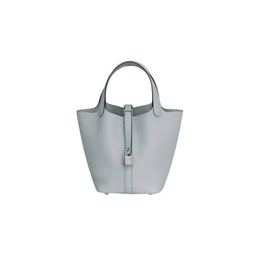 Hermes Picotin Lock 18 Bag Clemence & Palladium Bleu Pale