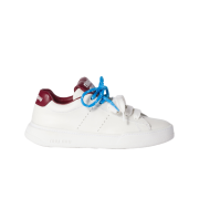 (W) Miu Miu Leather Sneakers White Crimson
