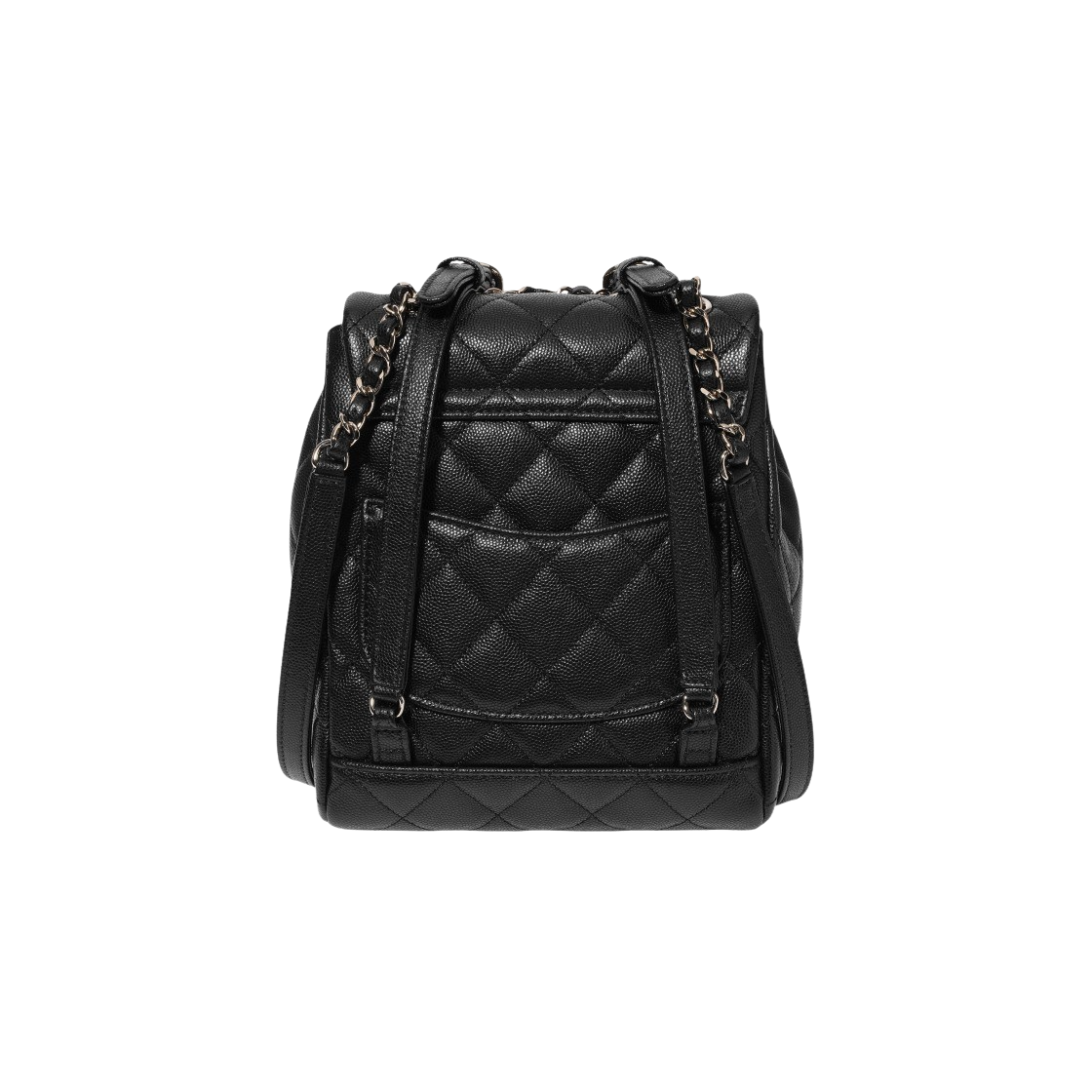 AS4058-B10876-94305 Chanel Backpack Shiny Grained Calfskin & Gold Black - #2