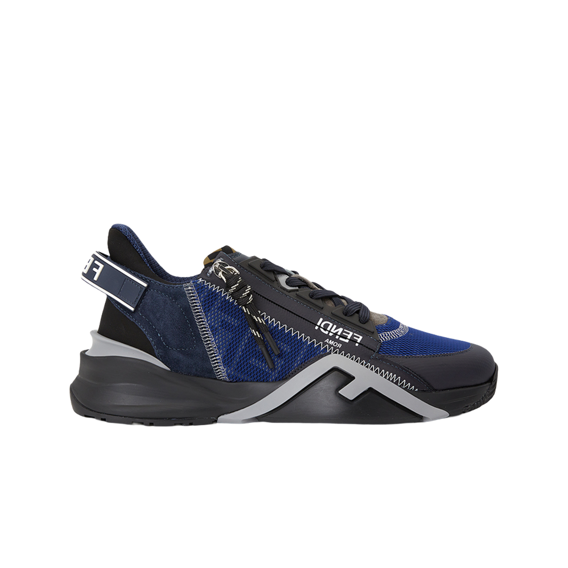 7E1392AQ6DF1R76 Fendi Flow Sneakers Navy