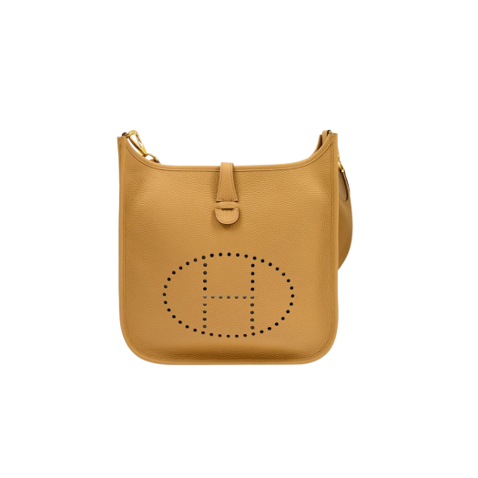 Hermes Evelyne III 29 Bag Clemence & Gold Biscuit