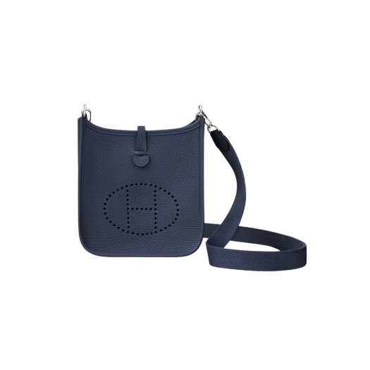 Hermes Evelyne 16 Amazone Bag Clemence & Palladium Bleu Nuit