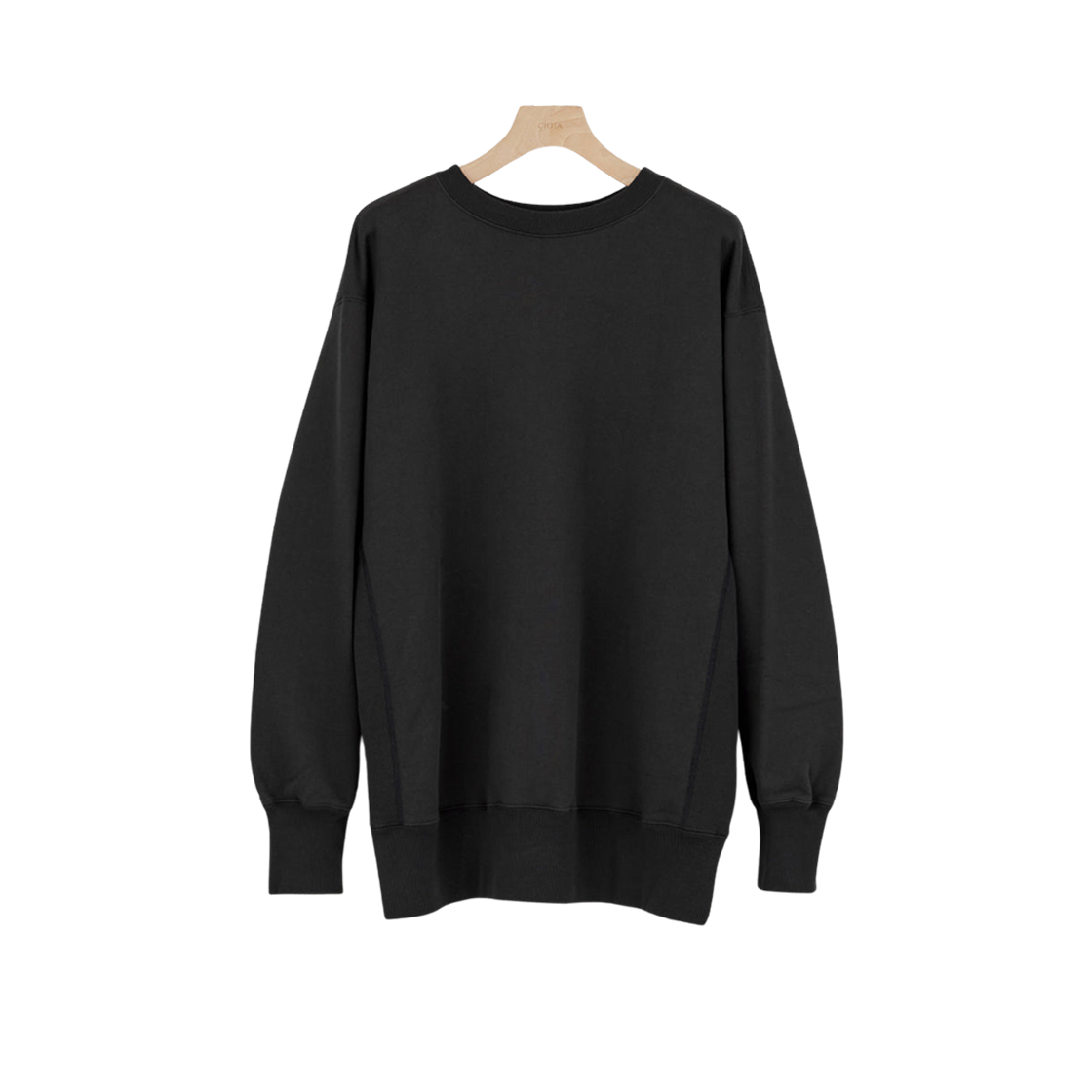 CSLM-110 Ciota Crewneck Sweatshirt Brushed Lining Black
