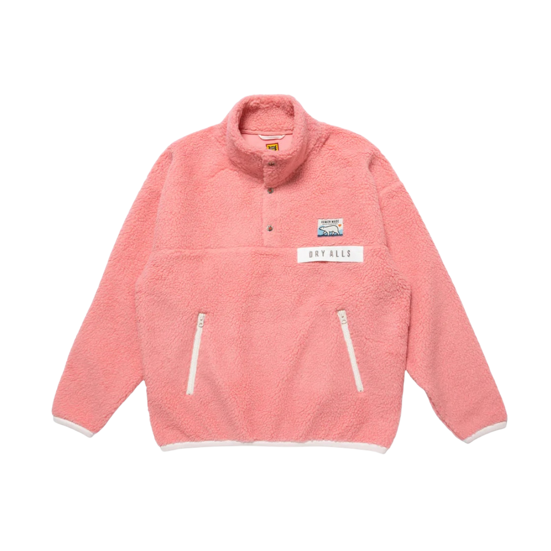 特売 Human | 핑크 풀오버 플리스 보아 메이드 휴먼 Made KREAM | ジャケット・アウター