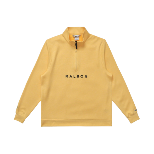 Malbon Golf x Nike Dri-Fit Half Zip Player Top Topaz Gold