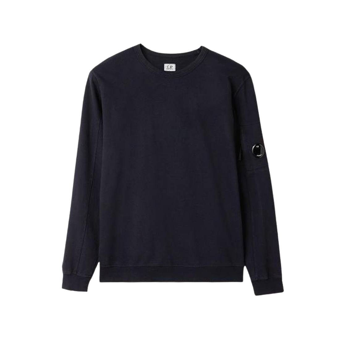 10CMSS043A002246G888 C.P. Company Light Fleece Garment Dyed Sweatshirt Navy - 21SS - 대표 이미지 #1