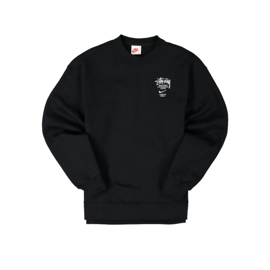 【Nike x Stussy】NRG ZR Fleece Crewneck◆DC4198-010◆ 나이키 x 스투시 NRG ZR 플리스 크루넥 헤더 그레이 - US/EU