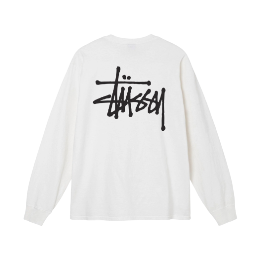 Stussy Basic Stussy Pigment Dyed LS T-Shirt Natural 2022