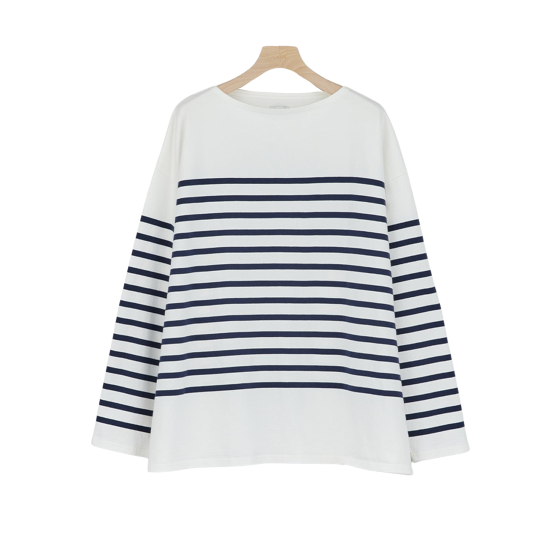 CSLM-117M Ciota Panel Border Big Shirt Navy