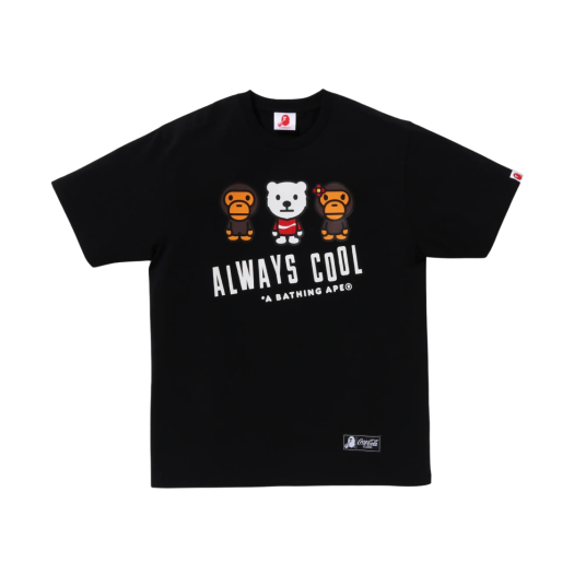 BAPE x Coca Cola Milo T-Shirt Black