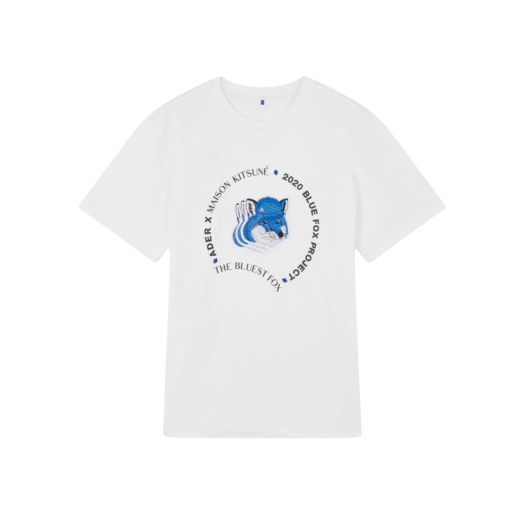 関税込★Maison Kitsune x AderError Fog Fox T-Shirt Off White 関税込☆Maison Kitsune x AderError Fog Fox T-Shirt Off White