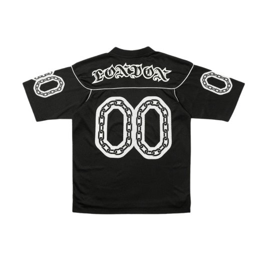 PALACE PANEL V-NECK JERSEY BLACK M