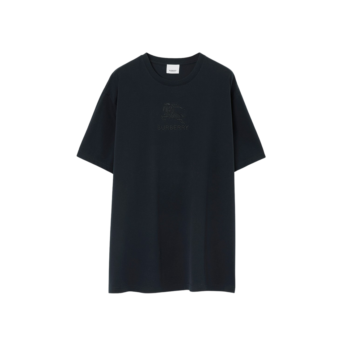8072008 Burberry EKD Cotton T-Shirt Smoked Navy - 대표 이미지 #1