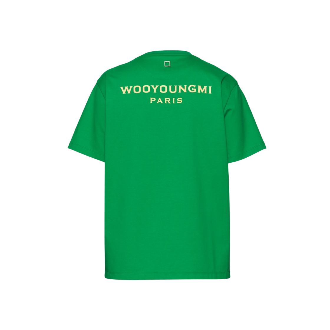 ★関税込★WOOYOUNGMI★Flower Print Back Logo T-Shirt Green★ ☆関税込☆WOOYOUNGMI☆Flower Print Back Logo T-Shirt Green