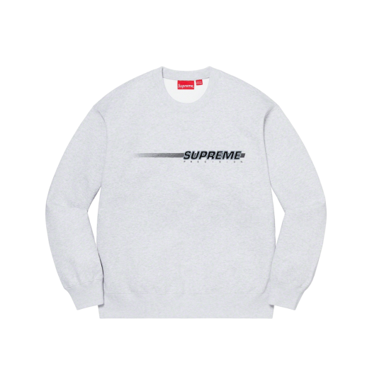 Supreme Precision Crewneck Ash Grey - 21SS