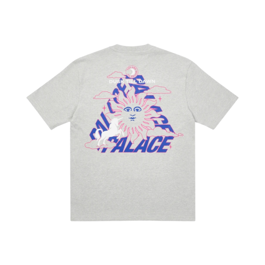 Palace Da One T-Shirt Grey Marl - 21FW