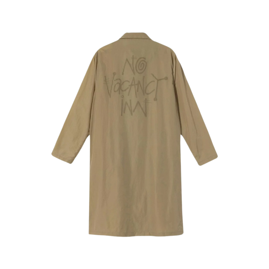 Stussy x No Vacancy Inn Lightweight Coat Beige