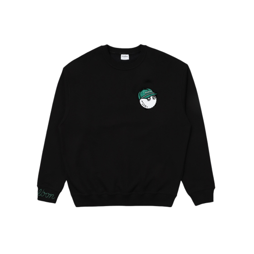 メンズウェア MALBON Caddy Bear Crewneck S 말본 골프 캐디 베어 크루넥 스웨트셔츠 그린 | Malbon Golf | KREAM