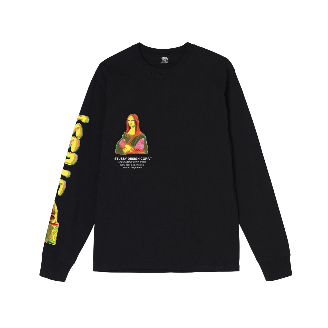 스투시 갤러리 롱슬리브 티셔츠 블랙 | Stussy | KREAM