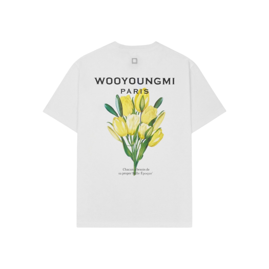 우영미 플라워 프린트 티셔츠 화이트 - 24SS | Wooyoungmi | KREAM