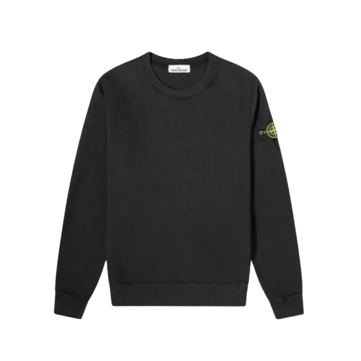 Stone Island 63020 Crewneck Sweatshirt Black - 21FW