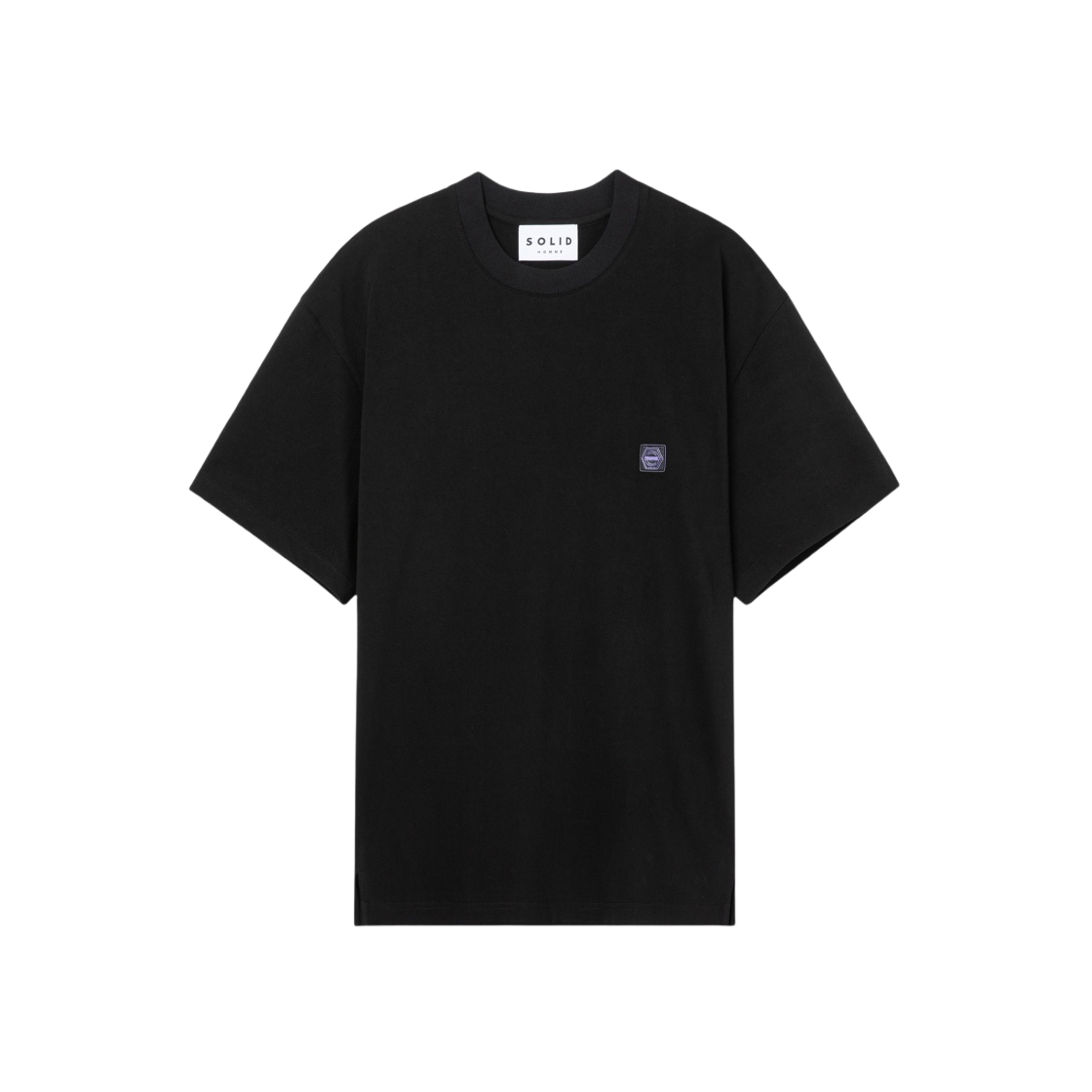 솔리드 옴므 그라디언트 백로고 티셔츠 블랙 - 23SS | Solid Homme | KREAM