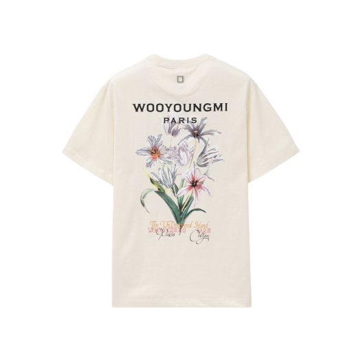 WOOYOUNGMI 25SS パリス 3D コラール バック ロゴ T シャツ Black 3D Coral Back Logo T-Shirt - WOOYOUNGMI