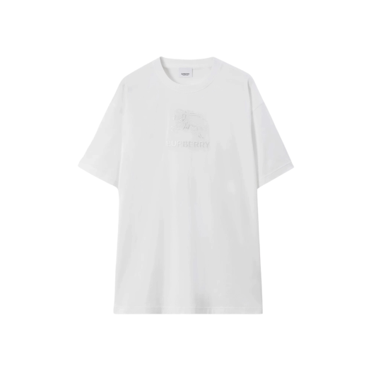 Burberry EKD Cotton T-Shirt White