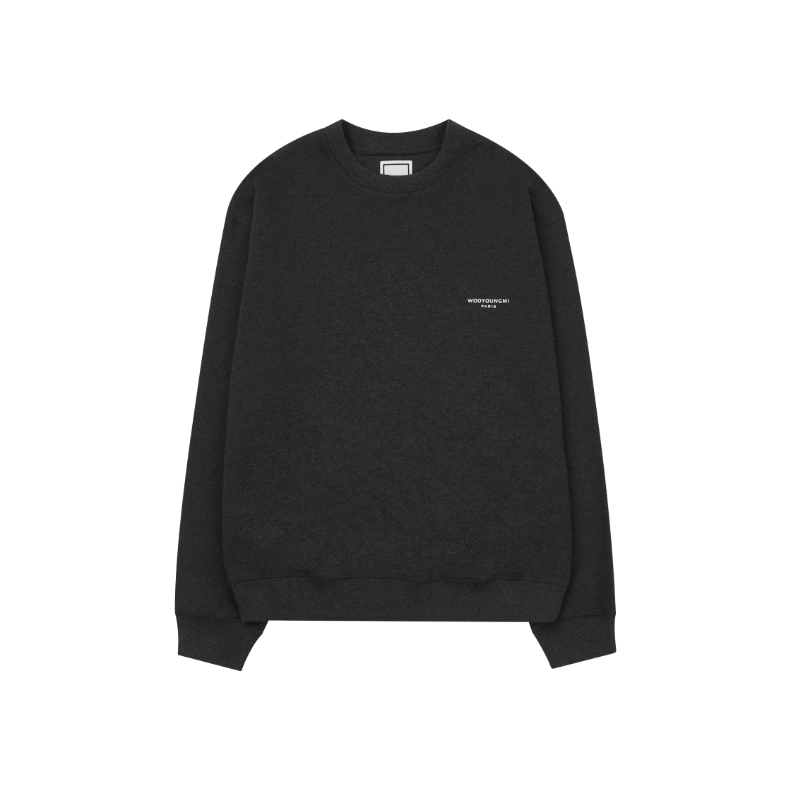 W221TS21721G Wooyoungmi Square Label Sweatshirt Grey - 22SS - #2