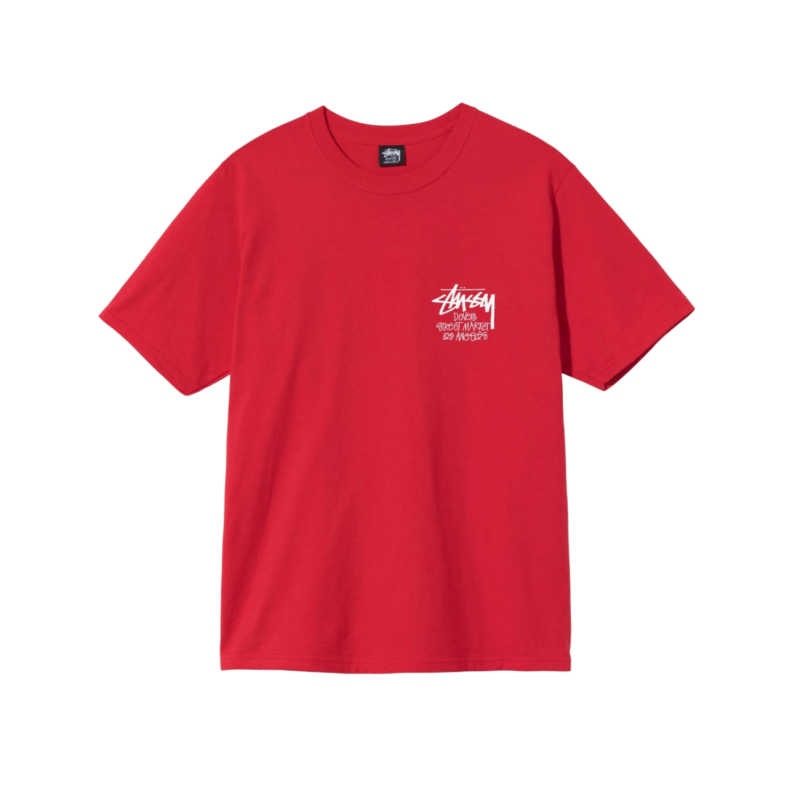 스투시 스탁 도버 스트리트 마켓 LA 티셔츠 레드 | Stussy | KREAM