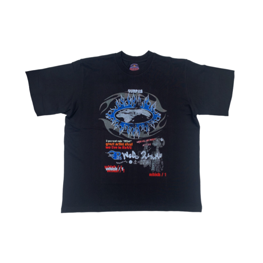 【PROJECT G/R】Sunday School Washed T-Shirt Navy 프로젝트 G/R 선데이 스쿨 워시드 티셔츠 네이비 | PROJECT G/R