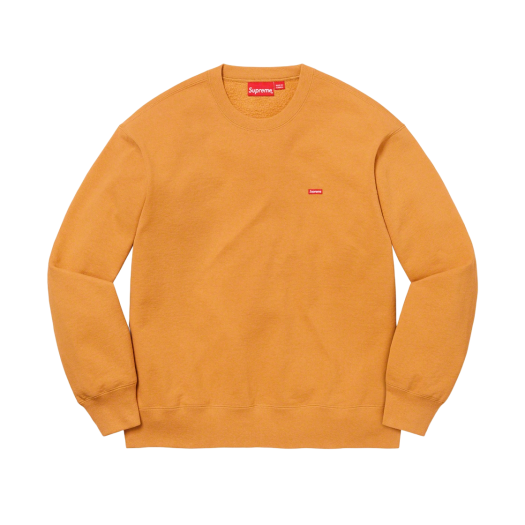 Supreme Small Box Crewneck Light Mustard - 21FW