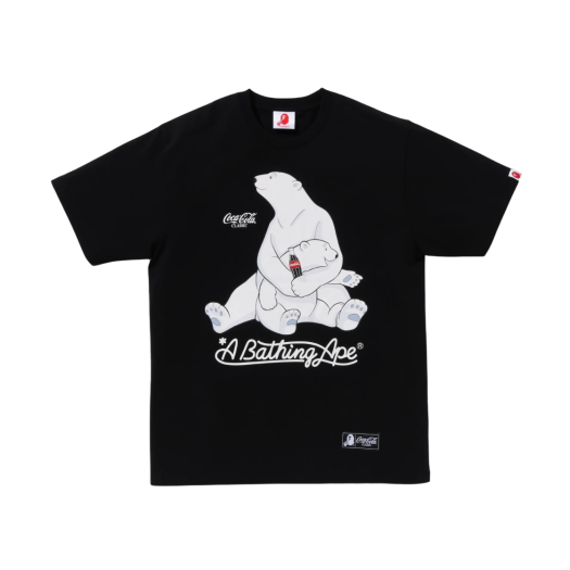 BAPE x Coca Cola Polar Bear T-Shirt Black
