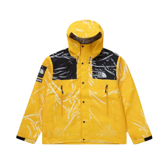 Supreme x The North Face Trompe L’oeil Printed Taped Seam Shell Jacket Yellow - 23SS
