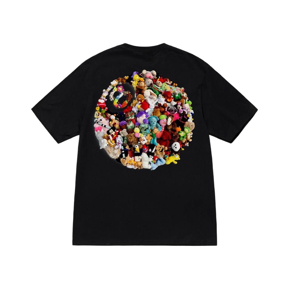 1904927 Stussy Plush T-Shirt Black - 대표 이미지 #1