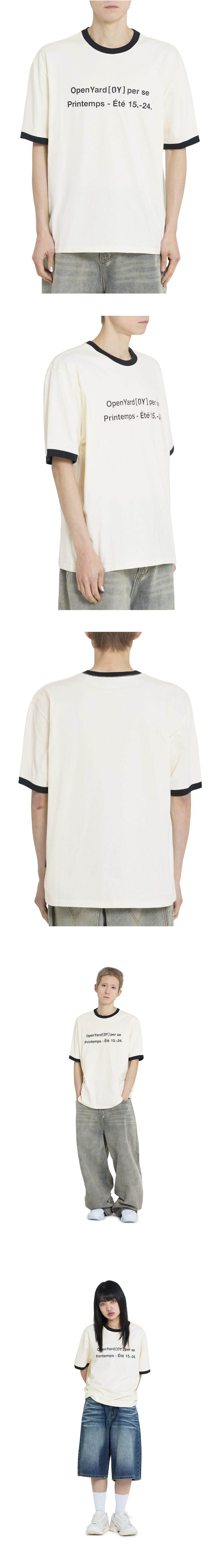 ★OY★LEGACY RINGER TEE - CREAM★正規品/韓国直送料込/人気 OY (오와이) Ι OPENYARD