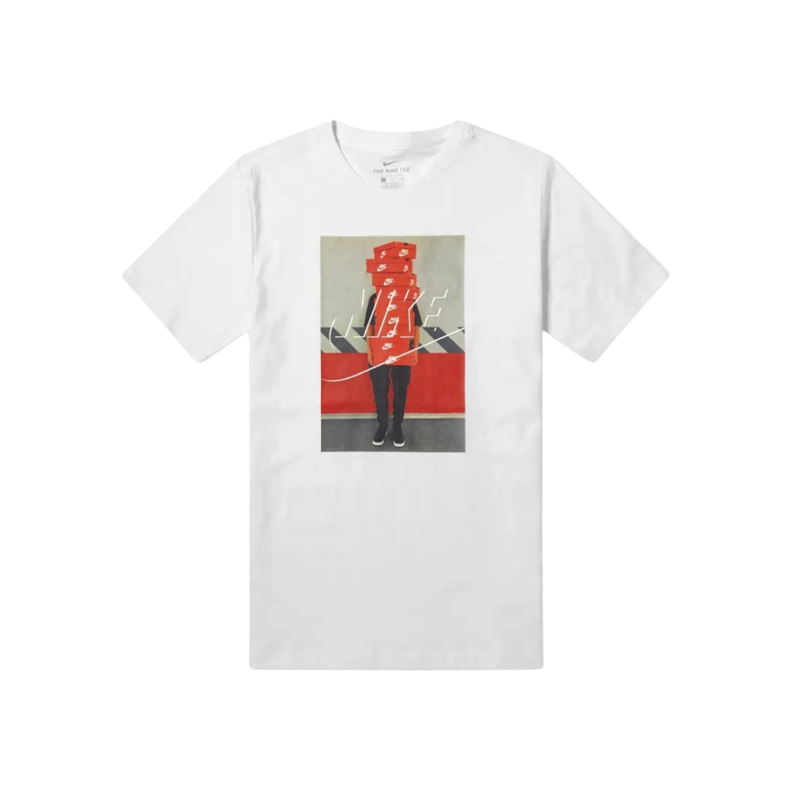 BQ0069-100 Nike Footwear Pack T-Shirt White - Asia - 대표 이미지 #1