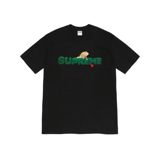Supreme Lizard T-Shirt Black - 20SS