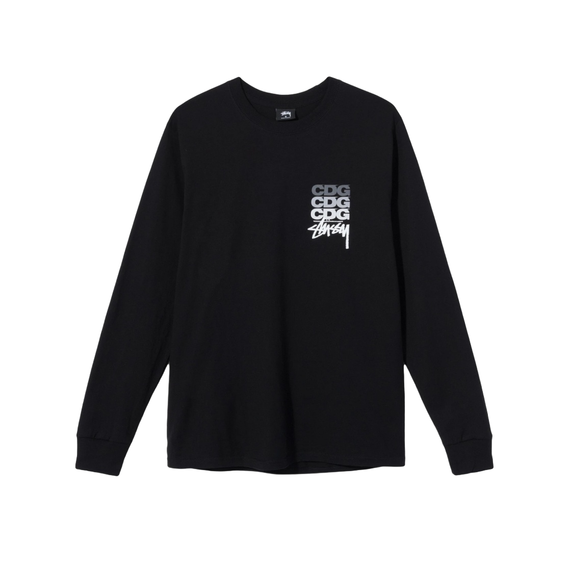 스투시 x CDG 닷 롱슬리브 티셔츠 블랙 | Stussy | KREAM