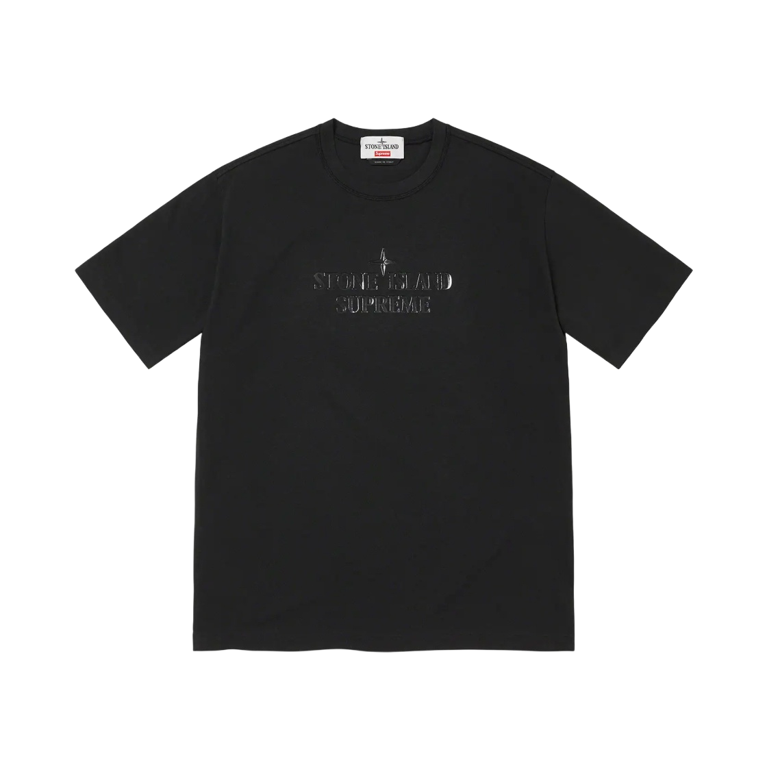 슈프림 x 스톤 아일랜드 숏슬리브 탑 블랙 - 22SS | Supreme | KREAM