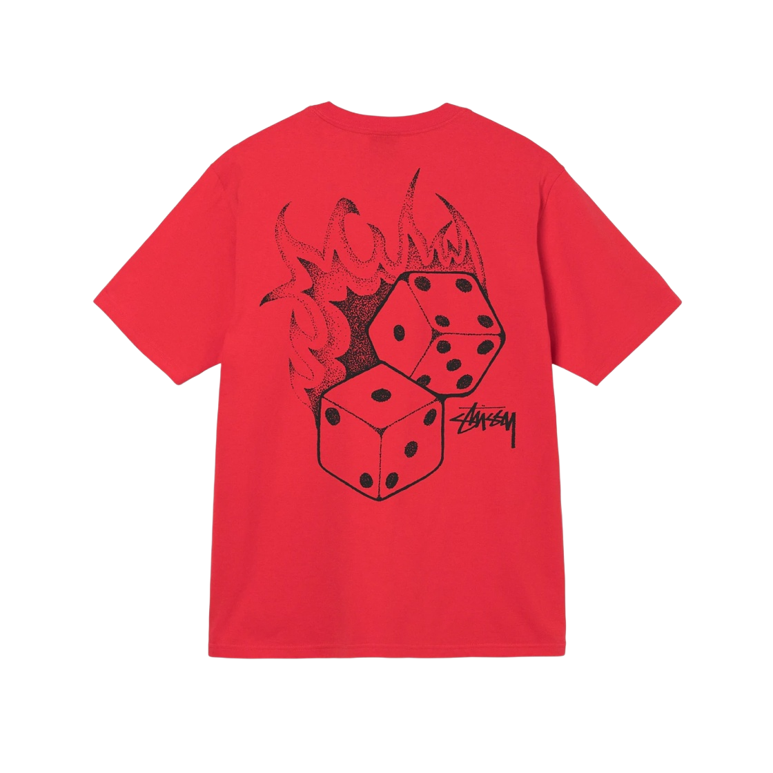 스투시 파이어 다이스 티셔츠 레드 | Stussy | KREAM