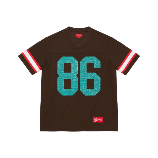 슈프림 포우 크록 풋볼 저지 블랙 - 22SS | Supreme | KREAM