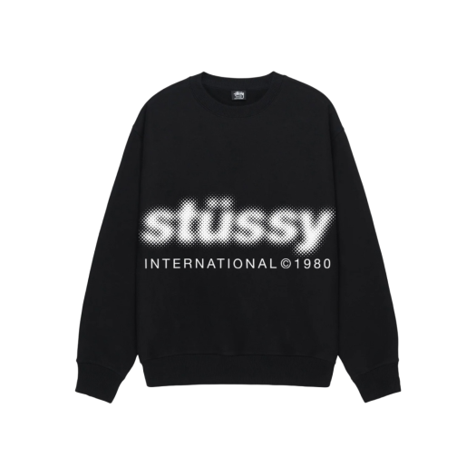 Stussy Blur Crew Black