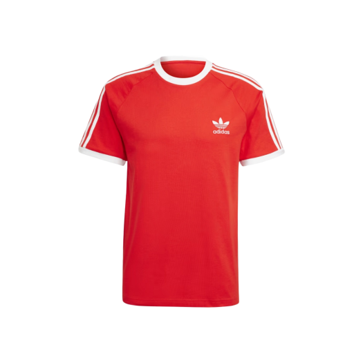 Adidas Adicolor Classics 3-Stripes T-Shirt Red - US Sizing