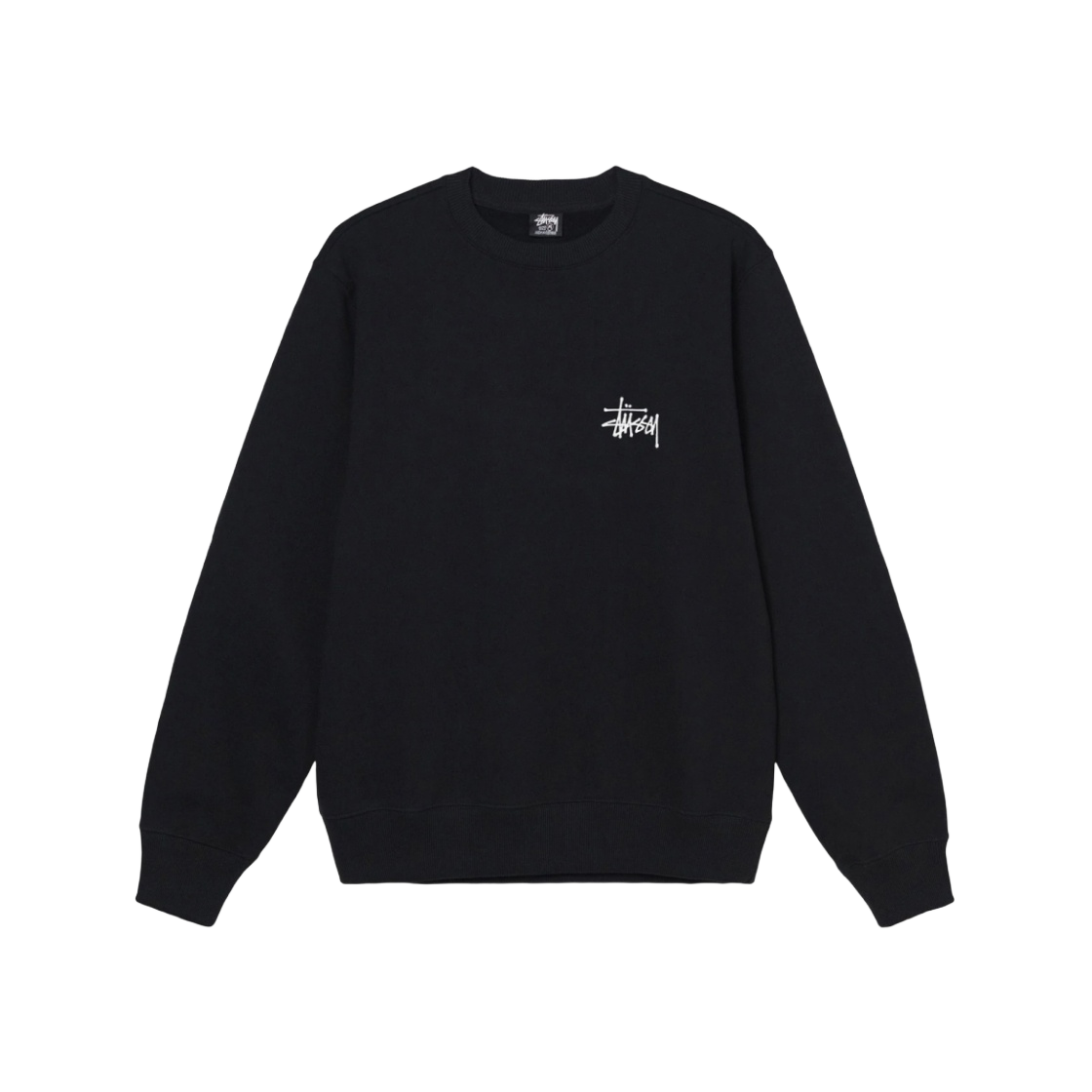 ★韓国の人気★【Stussy】★5 SPORT CREW★BLACK a_8c51bd0c78a546c1b5301aea95a8