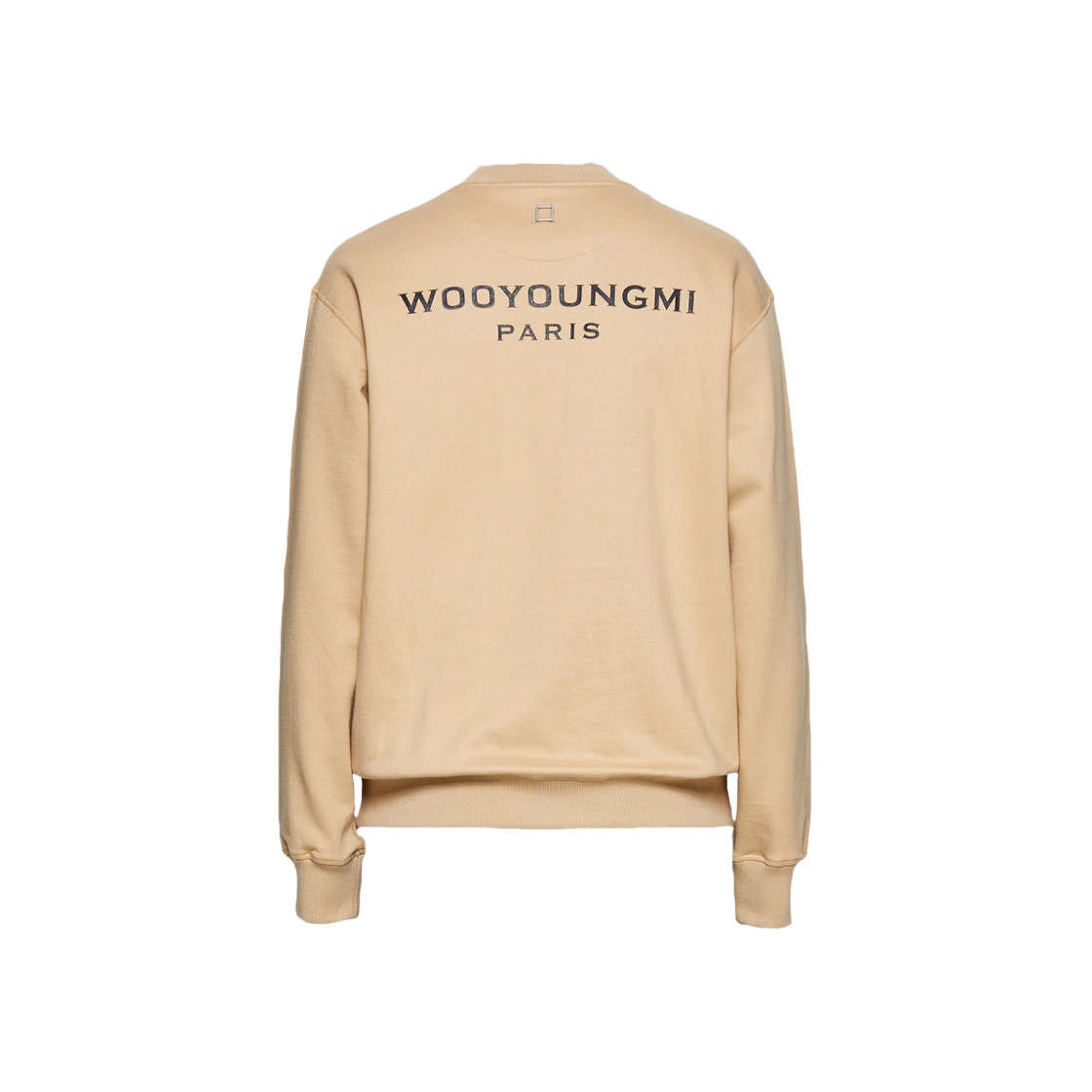 ★韓国の人気★【WOOYOUNGMI】★back logo sweatshirt★関税込★ 우영미 코튼 백로고 스웨트셔츠 베이지 - 23SS | Wooyoungmi | KREAM