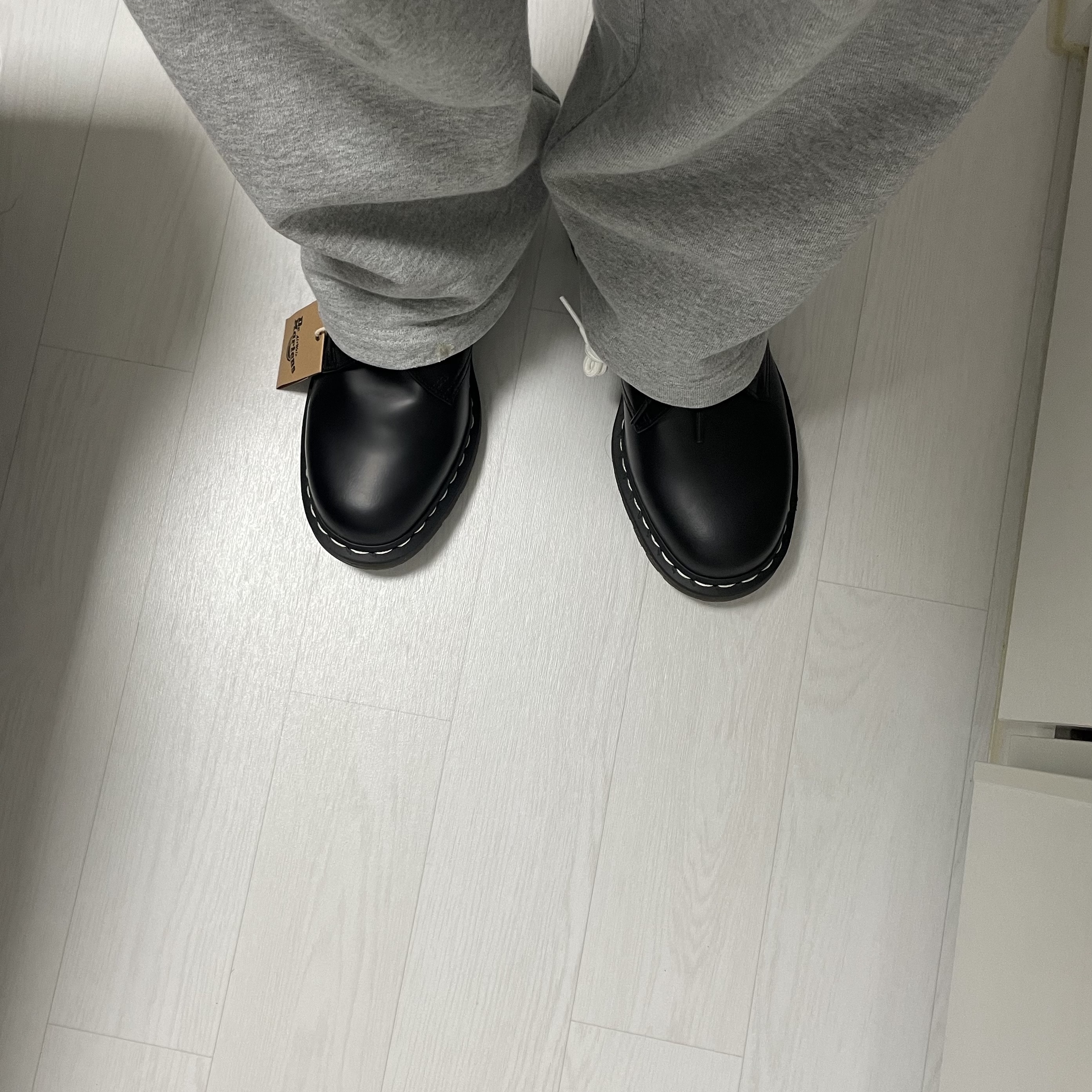 Dr. Martens 1461 WS Black Smooth 착용 스타일
